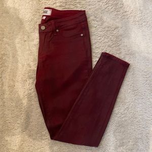Paige wax denim jeans